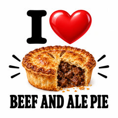 I Love Beef And Ale Pie teddy bear - image 4