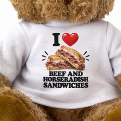 I Love Beef And Horseradish Sandwiches teddy bear - image 3
