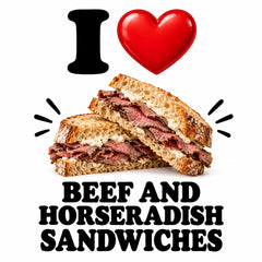 I Love Beef And Horseradish Sandwiches teddy bear - image 4