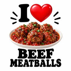 I Love Beef Meatballs teddy bear - image 4