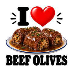 I Love Beef Olives teddy bear - image 4
