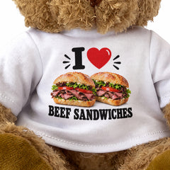 I Love Beef Sandwiches teddy bear - image 3