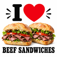 I Love Beef Sandwiches teddy bear - image 4