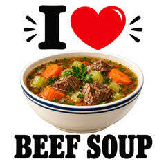 I Love Beef Soup teddy bear - image 4