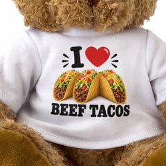I Love Beef Tacos teddy bear - image 3