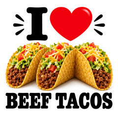 I Love Beef Tacos teddy bear - image 4