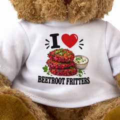 I Love Beetroot Fritters teddy bear - image 3