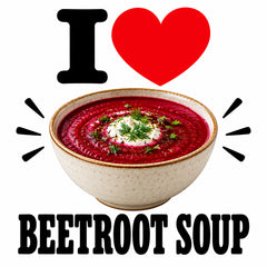 I Love Beetroot Soup teddy bear - image 4