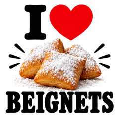 I Love Beignets teddy bear - image 4