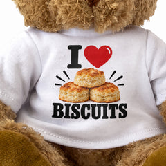 I Love Biscuits teddy bear - image 3