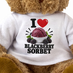 I Love Blackberry Sorbet teddy bear - image 3