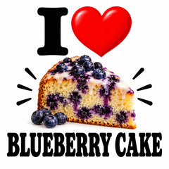 I Love Blueberry Cake teddy bear - image 4