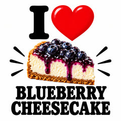 I Love Blueberry Cheesecake teddy bear - image 4
