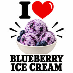 I Love Blueberry Ice Cream teddy bear - image 4