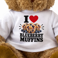 I Love Blueberry Muffins teddy bear - image 3