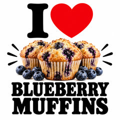 I Love Blueberry Muffins teddy bear - image 4
