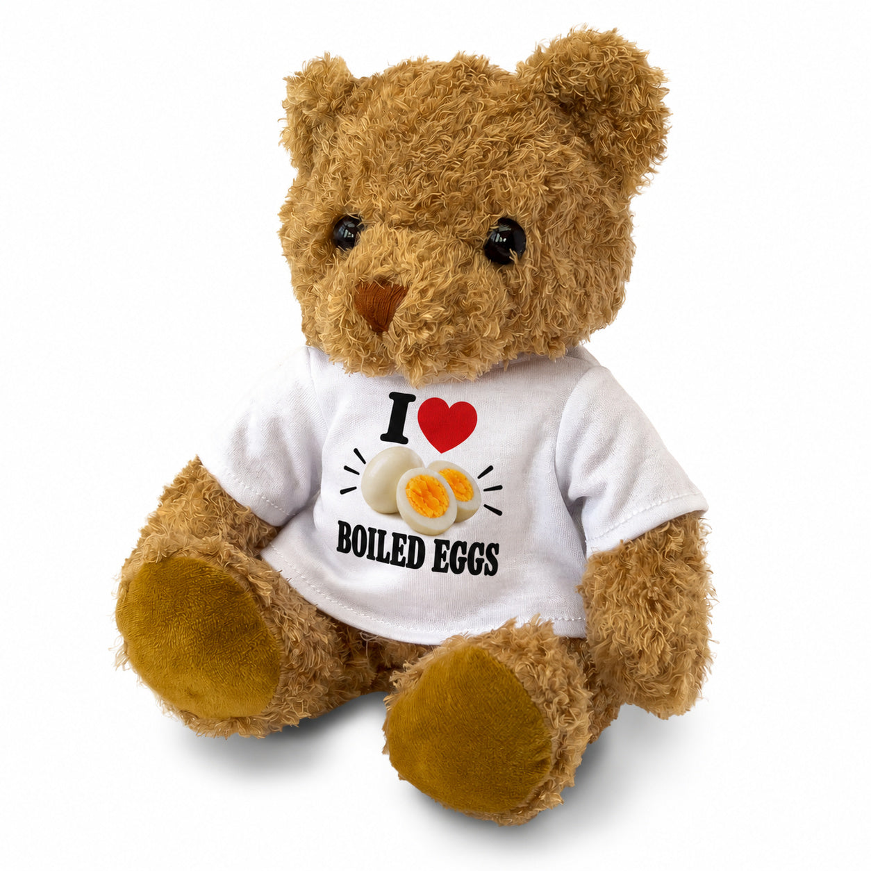 I Love Boiled Eggs teddy bear