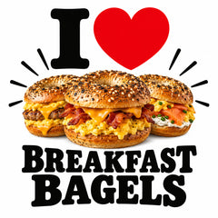 I Love Breakfast Bagels teddy bear - image 4