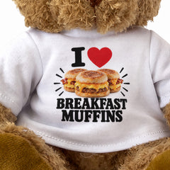 I Love Breakfast Muffins teddy bear - image 3