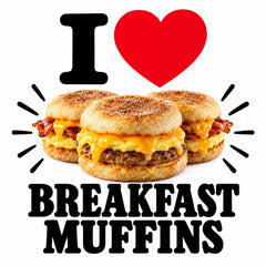 I Love Breakfast Muffins teddy bear - image 4