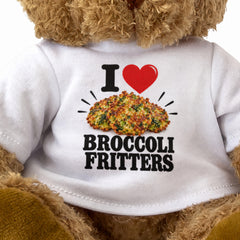 I Love Broccoli Fritters teddy bear - image 3