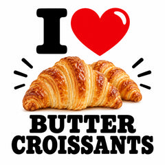 I Love Butter Croissants teddy bear - image 4