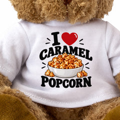 I Love Caramel Popcorn teddy bear - image 3