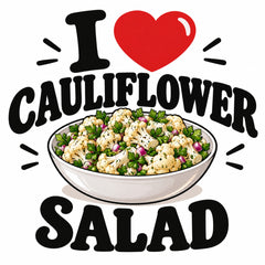 I Love Cauliflower Salad teddy bear - image 4