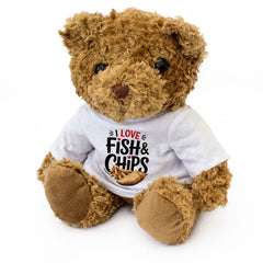 I Love Fish & Chips - Teddy Bear