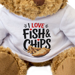 I Love Fish & Chips - Teddy Bear