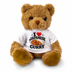 I LOVE JAPANESE CURRY - Teddy Bear Cute Cuddly - Funny Food Gift Present