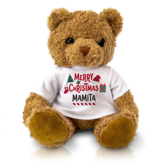 MERRY CHRISTMAS MAMITA - Teddy Bear - Cute Cuddly Soft - Xmas Gift Present