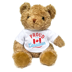 PROUD TO BE CANADIAN - Teddy Bear - Cute Cuddly Soft - Gift Present