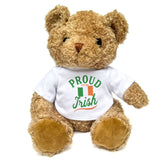 PROUD TO BE IRISH - Teddy Bear - Cute Cuddly Soft - Gift Present