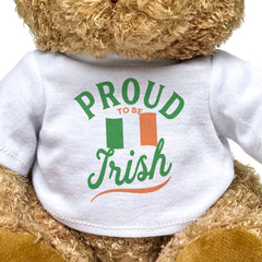 PROUD TO BE IRISH - Teddy Bear - Cute Cuddly Soft - Gift Present
