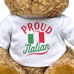 PROUD TO BE ITALIAN - Teddy Bear - Cute Cuddly Soft - Gift Present