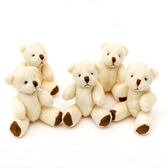 Small WHITE Teddy Bears X 60 - Cute Soft Adorable