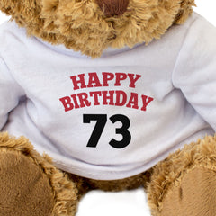 Happy Birthday 73 - Teddy Bear