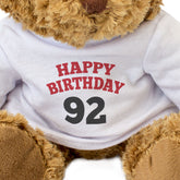 Happy Birthday 92 - Teddy Bear