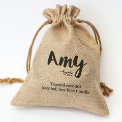 AMY - Toasted Coconut Bowl Candle – Soy Wax - Gift Present