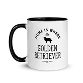 Home Is Where The Golden Retriever Is - Tea Coffe Mug