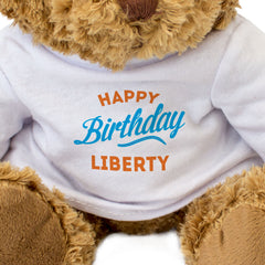 Happy Birthday Liberty Teddy Bear