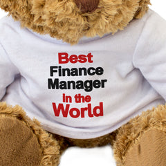 Best Finance Manager In The World Teddy Bear