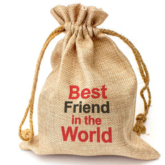 BEST FRIEND IN THE WORLD - Toasted Coconut Bowl Candle – Soy Wax - Gift Present