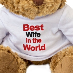 Best Wife In The World Teddy Bear