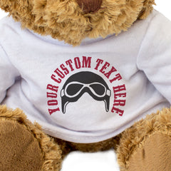 Biker Custom Teddy Bear Christmas Birthday Gift