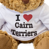 I Love Cairn Terriers - Teddy Bear