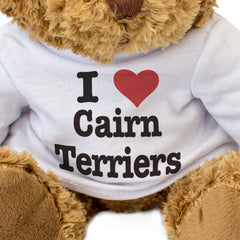 I Love Cairn Terriers - Teddy Bear