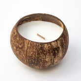 Natural coconut shell hand-poured soy wax scented candle