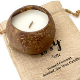 ISSY - Toasted Coconut Bowl Candle – Soy Wax - Gift Present